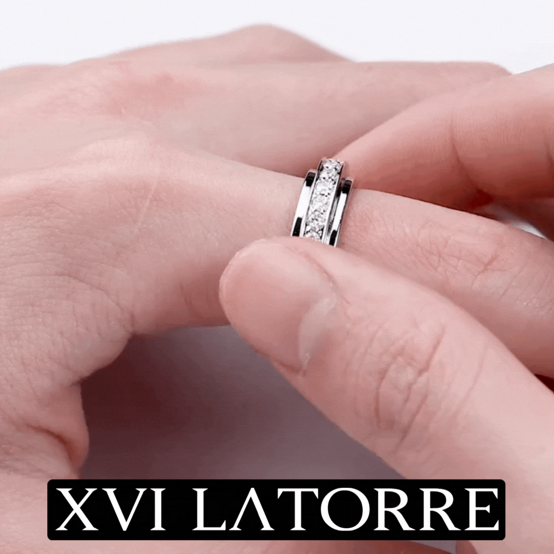 Novaspin™ – ASMR Fidget Spinner Wedding Band