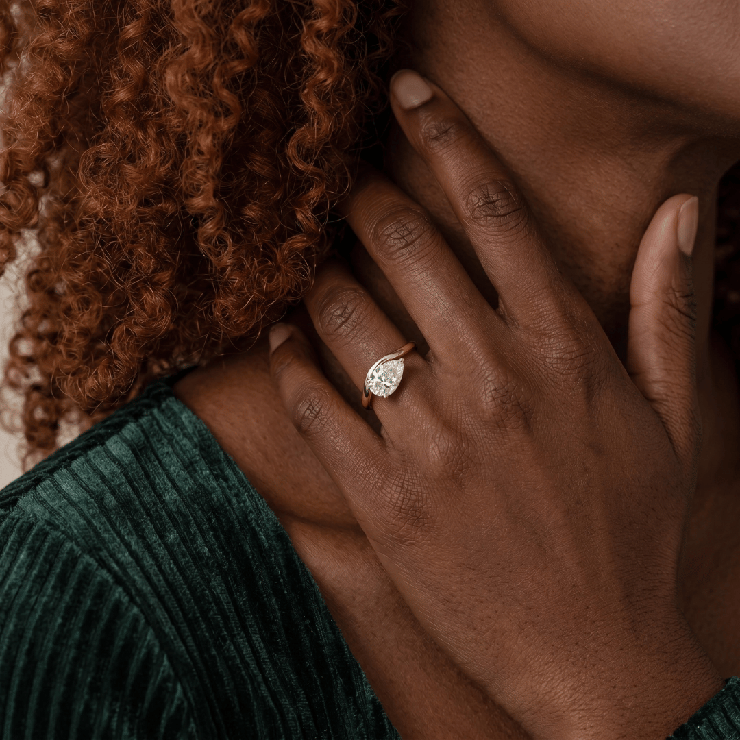 The Seraph Pear Ring